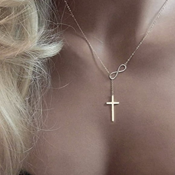 ✝️Silver Infinite Faith Necklace✝️ - Picture 7 of 8